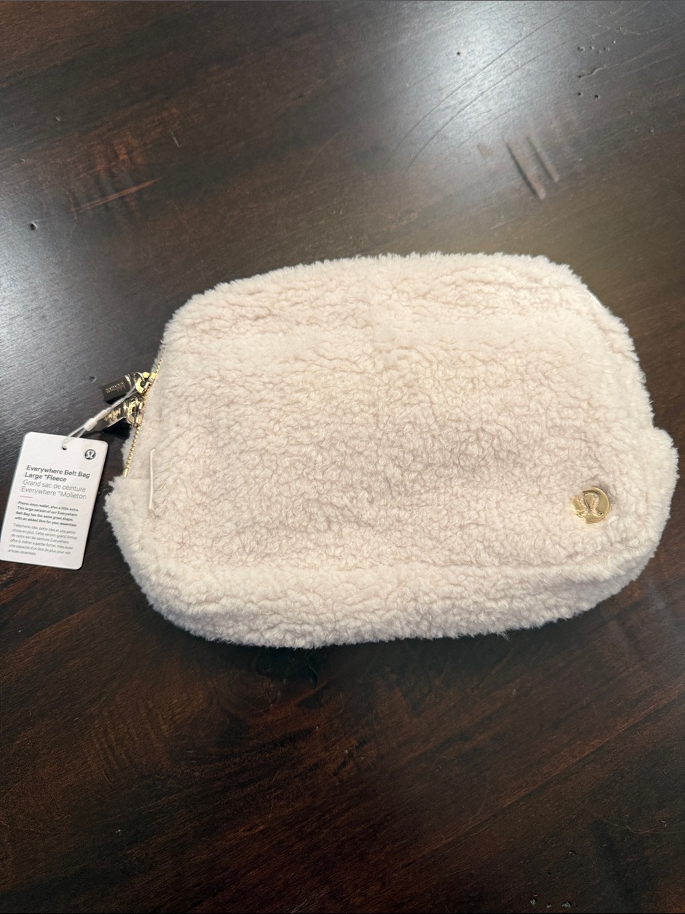 lululemon athletica fleece everywhere belt bag large -new with tags